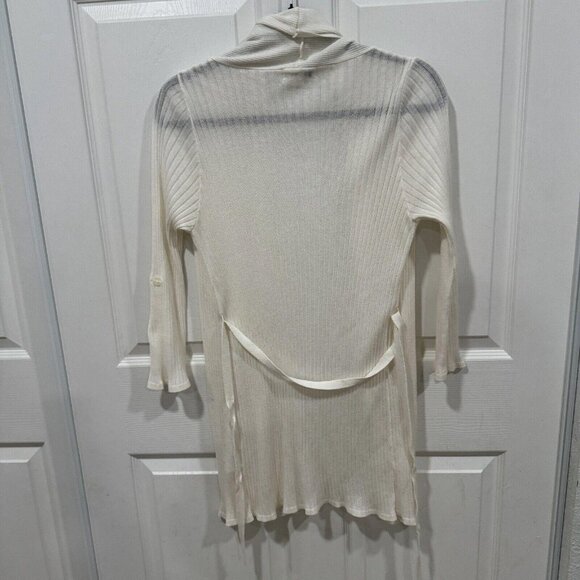MICHEL KLEIN Cardigan Beige 38(Approx.‎ M) Belt - Picture 9 of 9